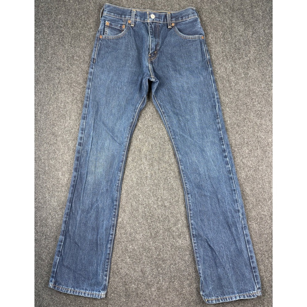 Levis 517 Slim Bootcut Jeans Mens 29x34 Blue Denim Medium Wash (27x33)